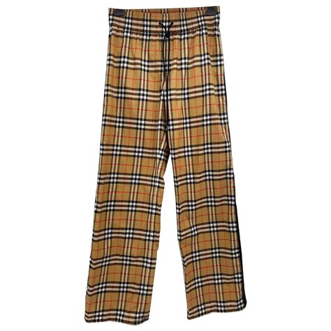 pantalon burberry femme|Pantalons Burberry pour femme .